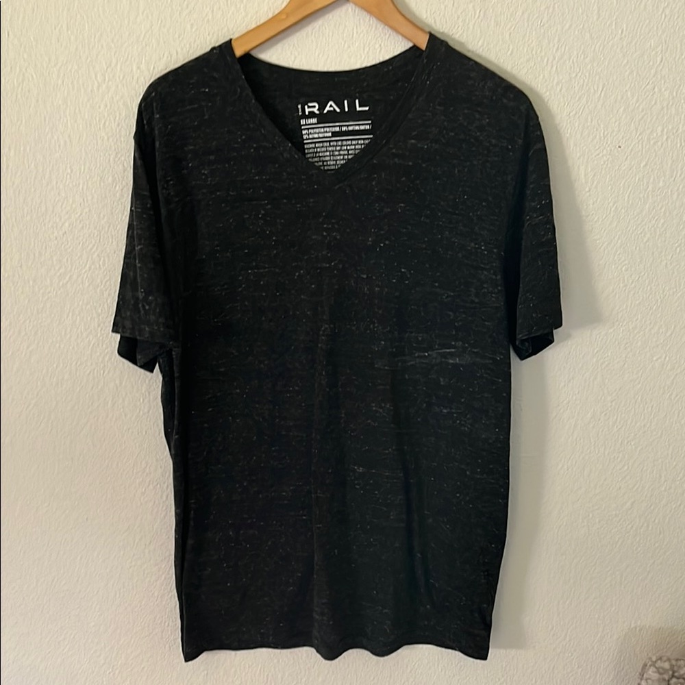 The Rail Black Short Sleeve Tee